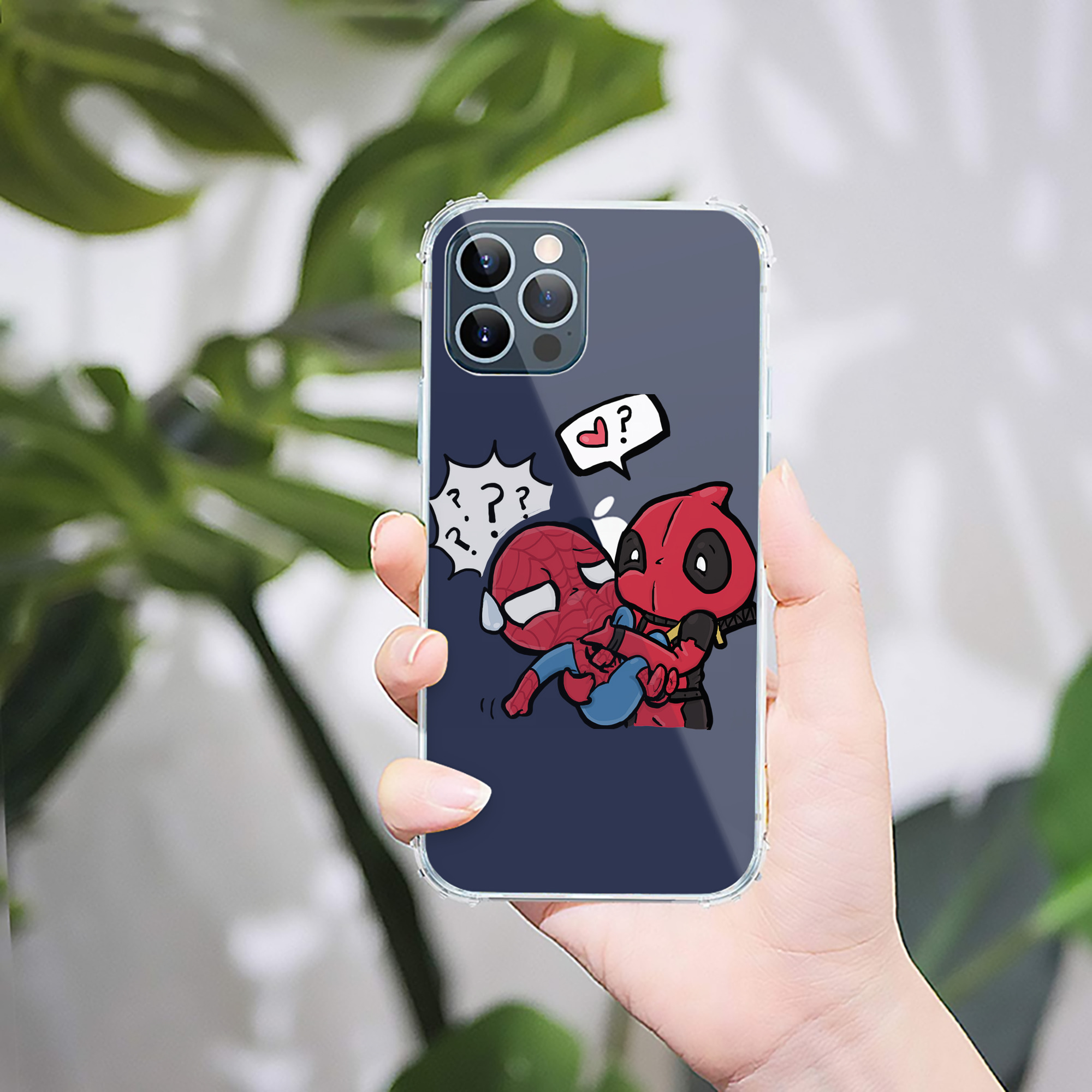 （画像用） Deadpool デッドプール 【iPhone 12シリーズ対応】透明スマホケース（クリアソフトケース）